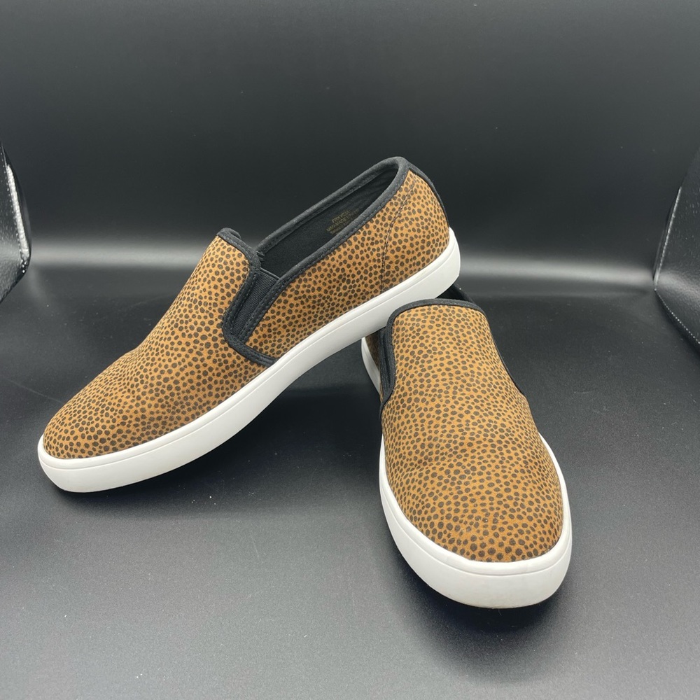 Mix No. 6 Fraycia Medium Brown with Animal Print Slip-on Shoe Size 8.